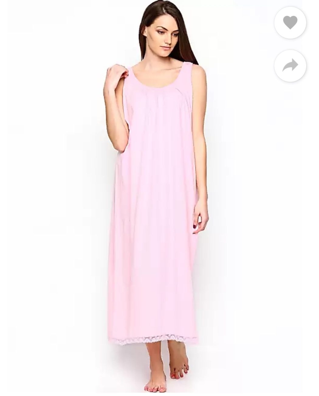 Redrose nighty slip-Pink