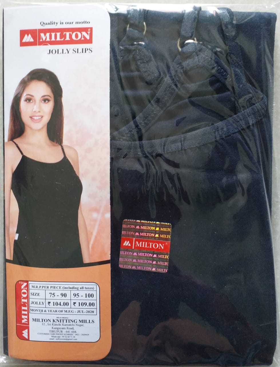 Milton Garments jolly slips-Pack Of 3-75to90